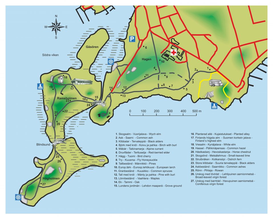 Ramsholmens karta