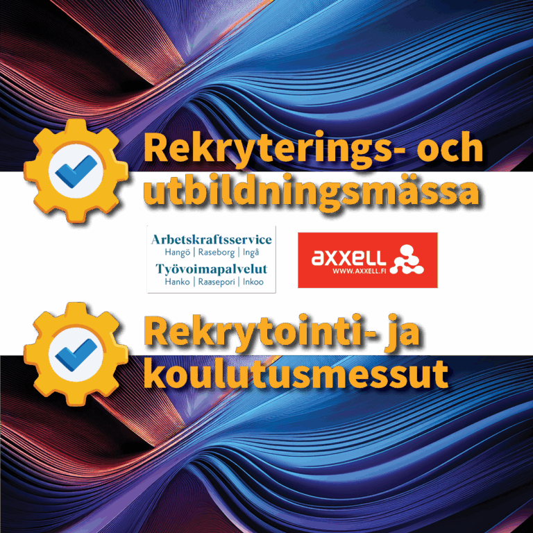Bild med rubrik och logotyper.