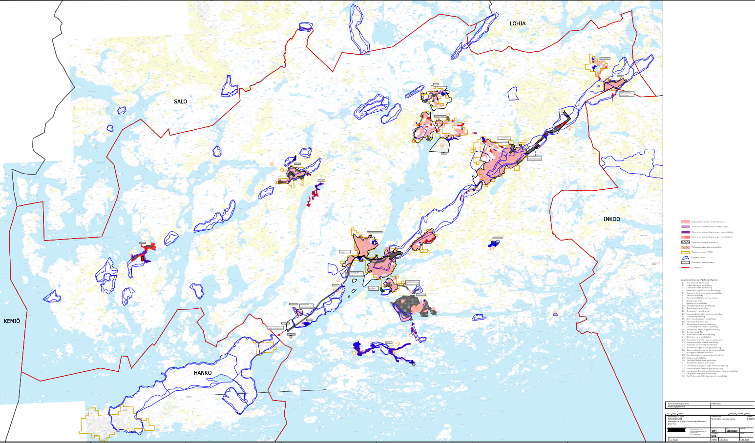 Vesihuollon toiminta-alueet