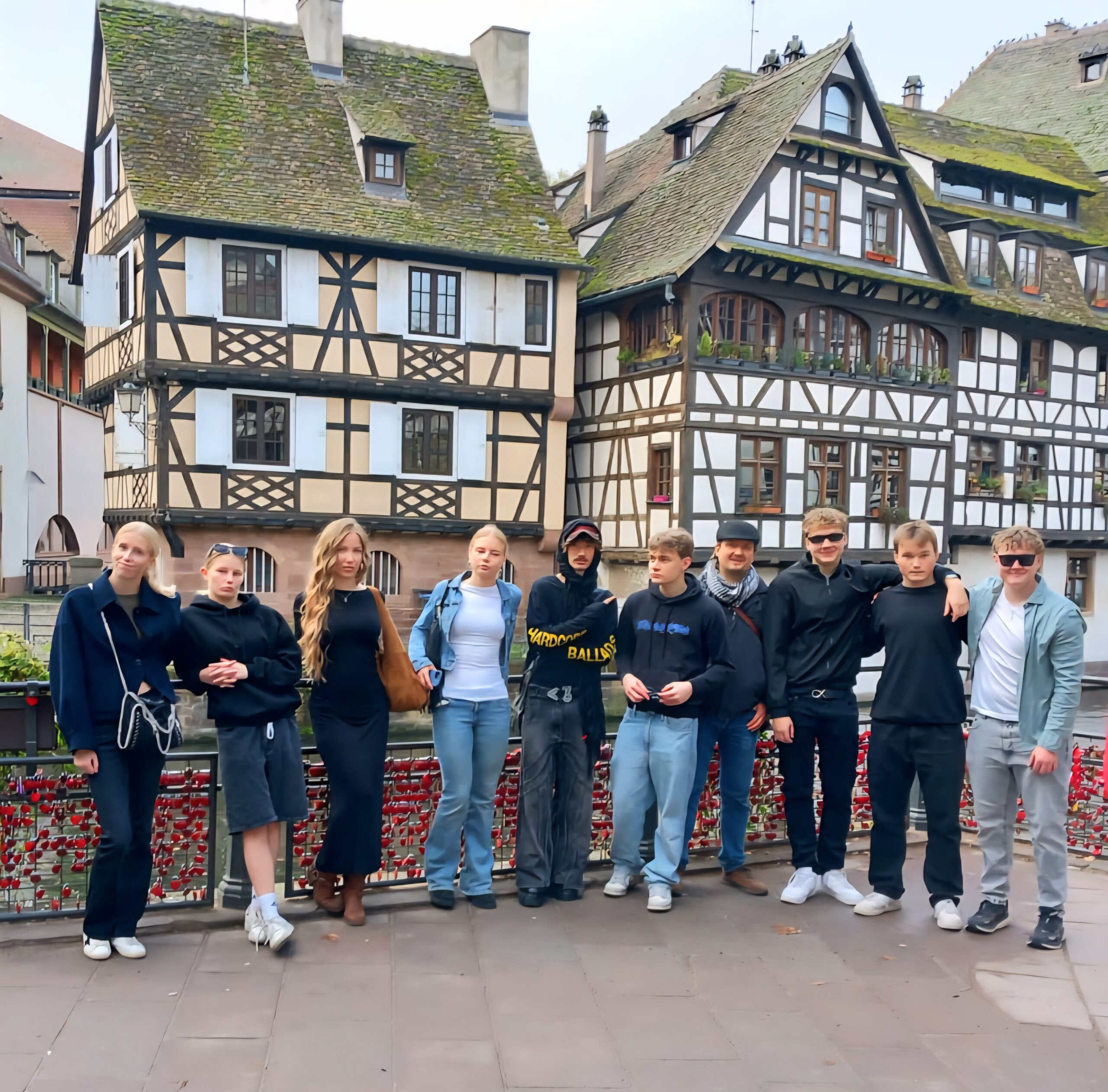 Opiskelijoita Strasbourgissa