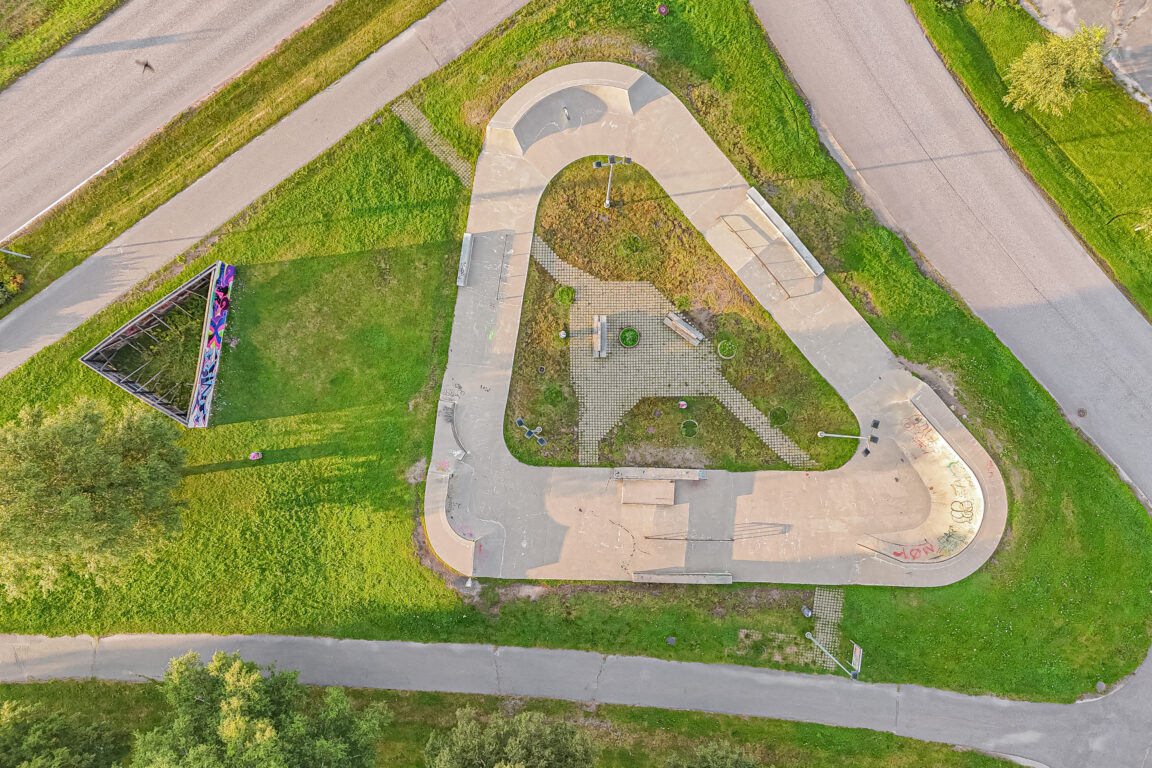 Karis idrottsområdes skateramp