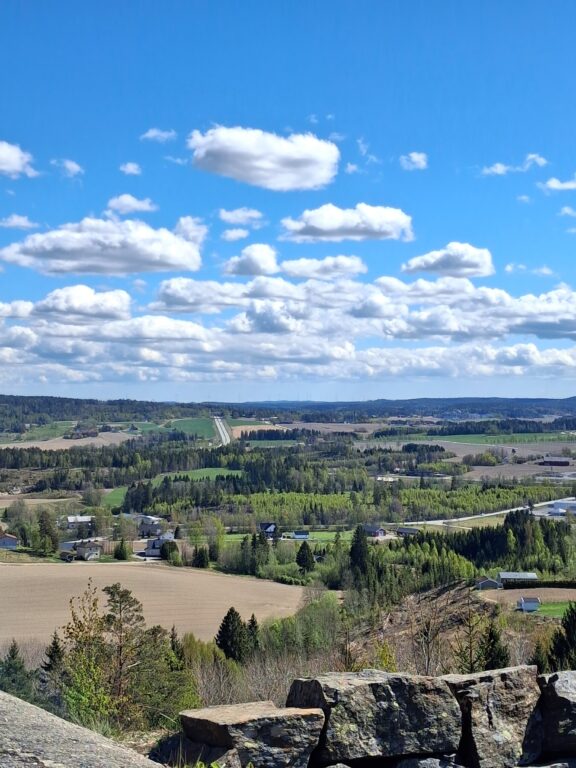 Näkymä linnoitukselta Mysenissä